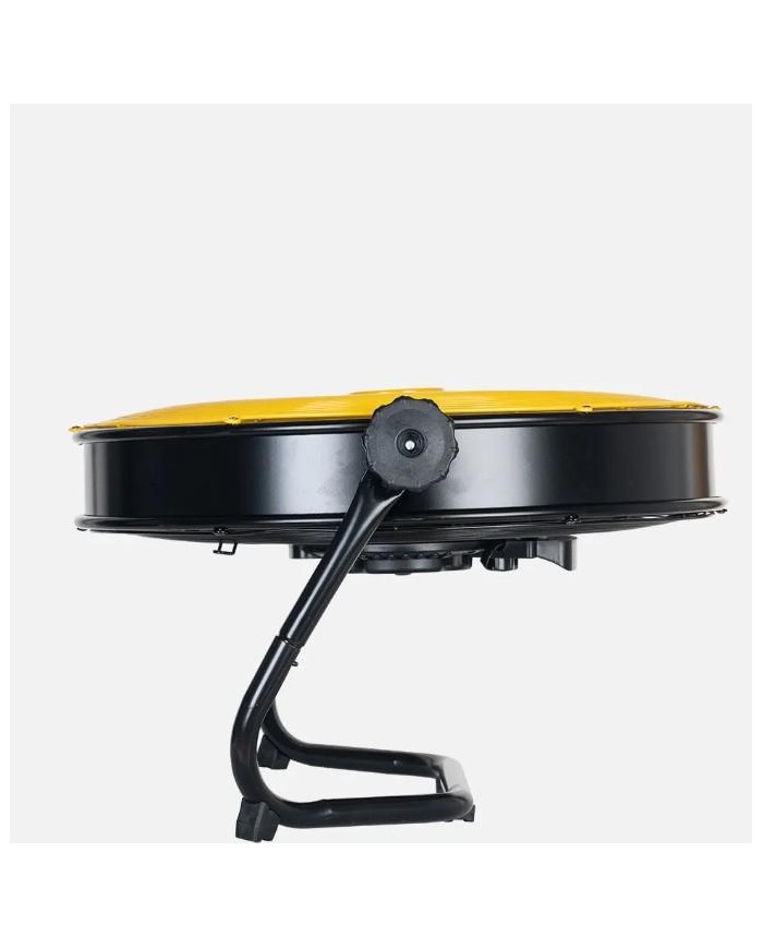 VENTILADOR DE SUELO INDUSTRIAL FABRILAMP MODELO MAPACHE NEGRO/AMARILLO 140W. 62CMS. 256871250