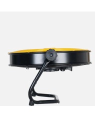 VENTILADOR DE SUELO INDUSTRIAL FABRILAMP MODELO MAPACHE NEGRO/AMARILLO 140W. 62CMS. 256871250