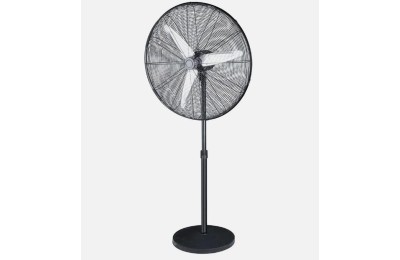 VENTILADOR DE PIE FABRILAMP MODELO ALARCON NEGRO 180W. 65CMS. 213241109