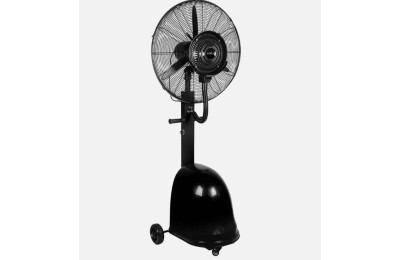 VENTILADOR DE PIE CON VAPRIZADOR FABRILAMP MODELO NAPOLEON NEGRO 260W. 55CMS. 241541009