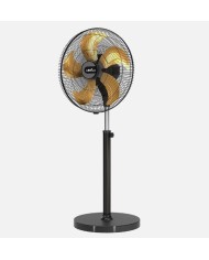 VENTILADOR SOBREMESA INDUSTRIAL FABRILAMP MIDAS NEGRO/CROMO 100W. 20CMS. 237571152
