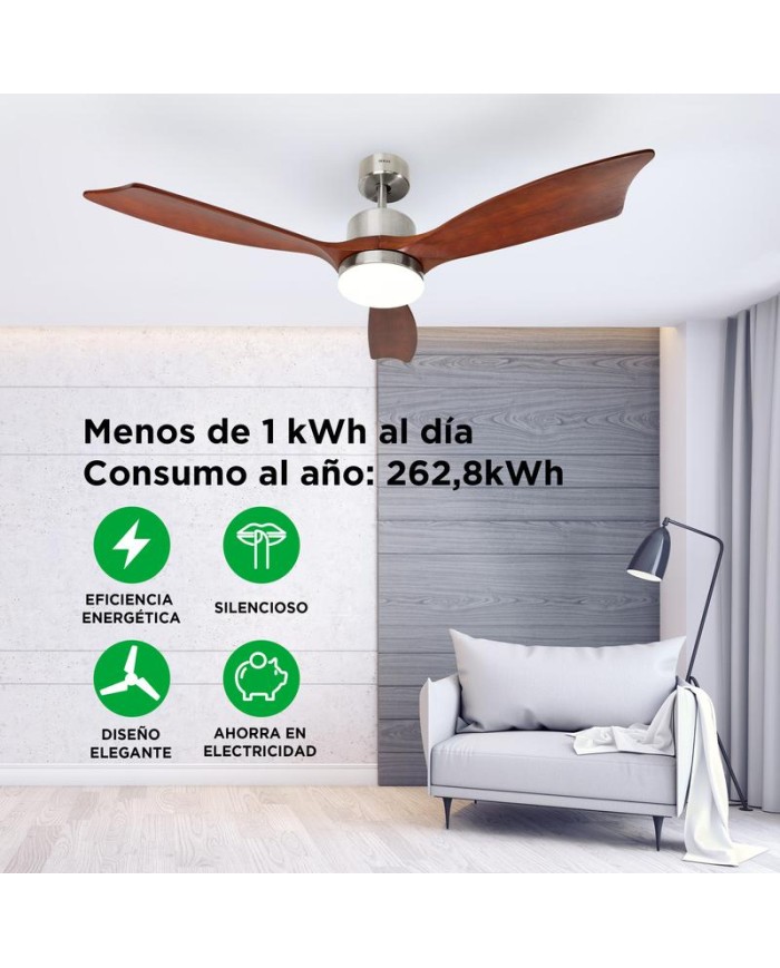 VENTILADOR DE TECHO SOGO 80W. 137CMS. VEN-SS-21805