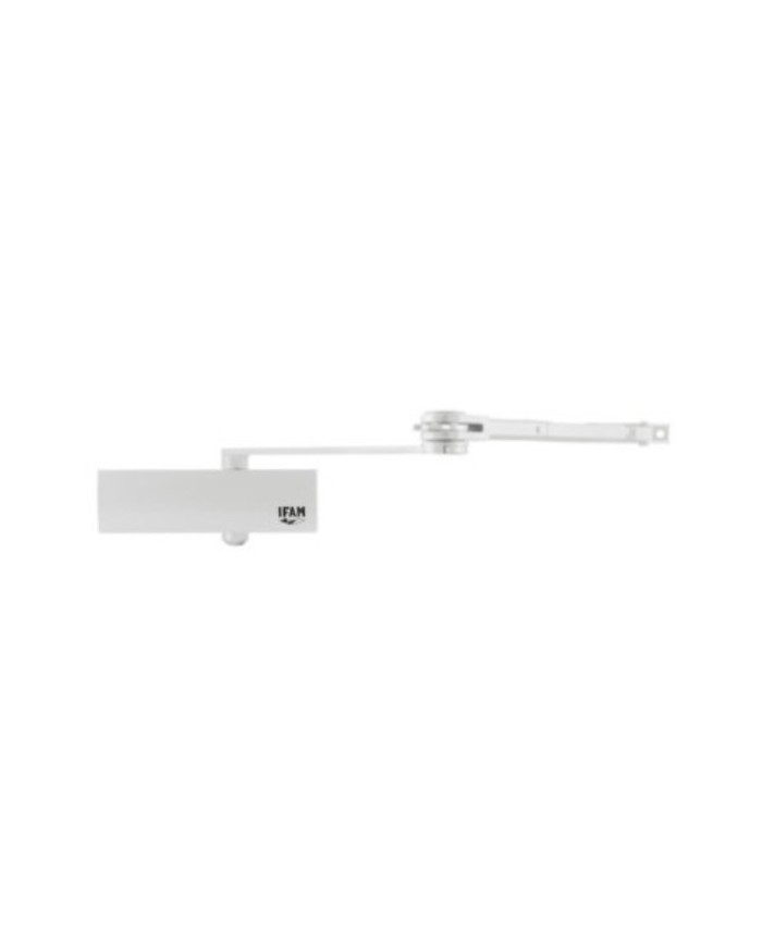 CIERRAPUERTAS IFAM U32 BLANCO CON RETENEDOR CPU32-WHT