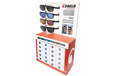 EXPOSITOR GAFAS DE SOL EAGLE 4 MODELOS 20 PARES