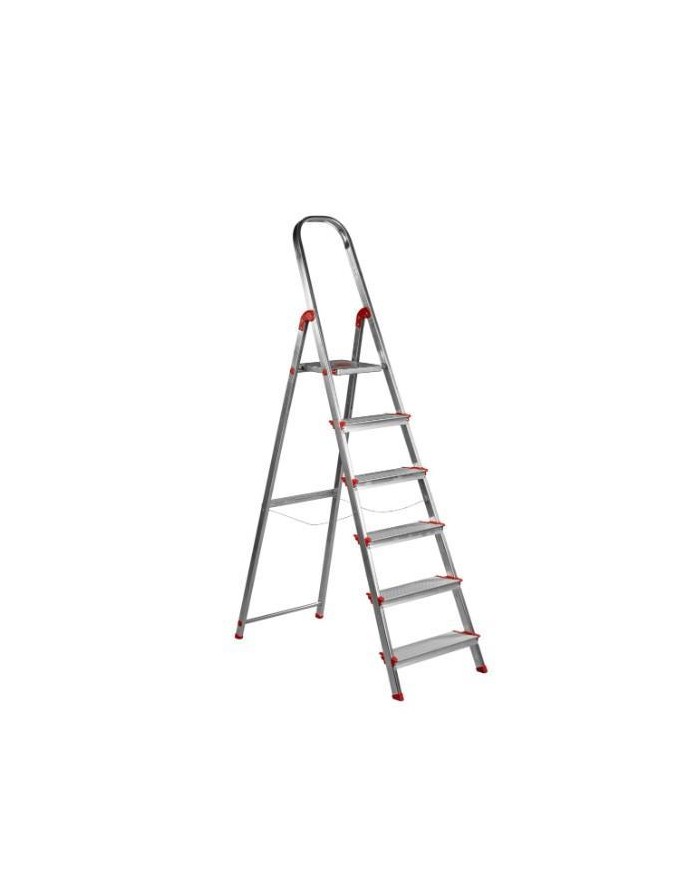 ESCALERA ROLSER ALUMINIO 6 PELDAÑOS ANCHOS NOR039