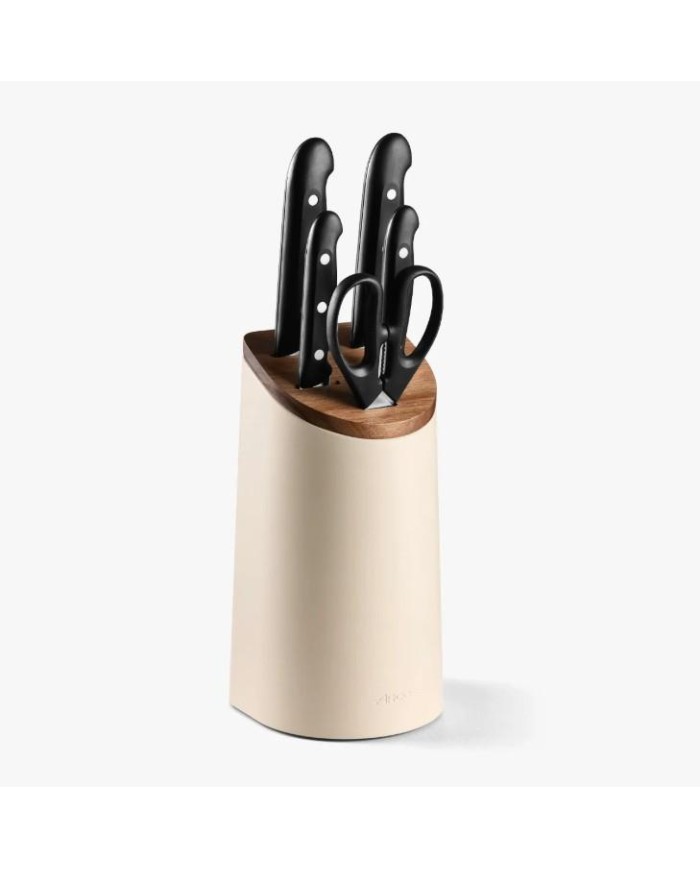 JUEGO CUCHILLOS ARCOS COCINA MAITRE BLANCO 5PZS. 153300