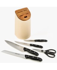 JUEGO CUCHILLOS ARCOS COCINA MAITRE BLANCO 5PZS. 153300