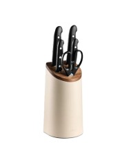 JUEGO CUCHILLOS ARCOS COCINA MAITRE BLANCO 5PZS. 153300