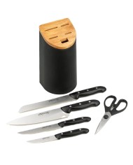 JUEGO CUCHILLOS ARCOS COCINA MAITRE NEGRO 5PZS. 153300