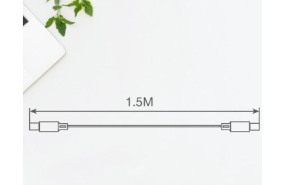 CABLE CARGADOR GSC USB TIPO C NYLON TRENZADO 1,5 METROS.