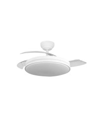 VENTILADOR DE TECHO FABRILAMP RELAMPAGO BLANCO 60W. 48CMS. 258891301
