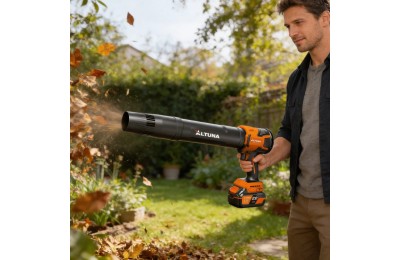 SOPLADOR DE HOJAS ALTUNA CON BATERIA 21V 4.0AH + TUBOS AS01