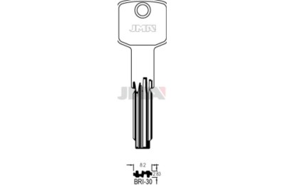 LLAVES BRUTO SEGURIDAD BRI-30    LATON