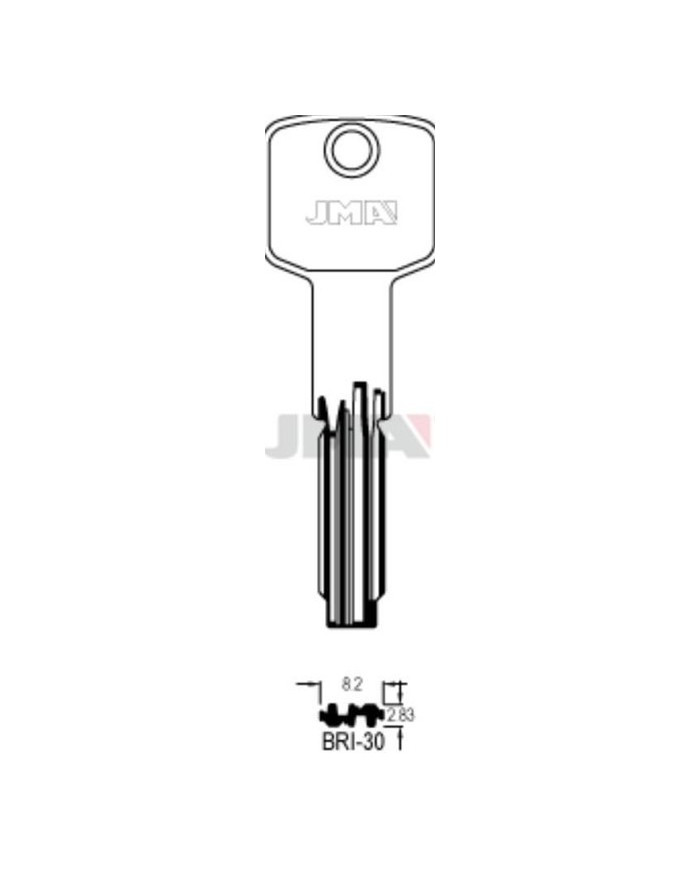 LLAVES BRUTO SEGURIDAD BRI-30    LATON