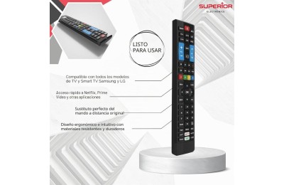 MANDO A DISTANCIA SMART TV SUPERIOR LG/SAMSUNG