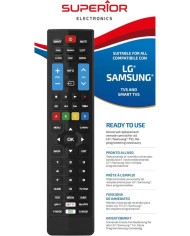 MANDO A DISTANCIA SMART TV SUPERIOR LG/SAMSUNG