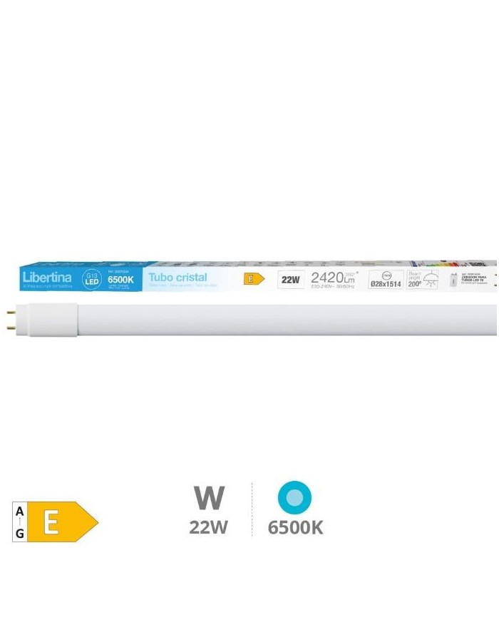 TUBO LED GSC 22W. 6500K. 120CMS. SIN CEBADOR 200815033
