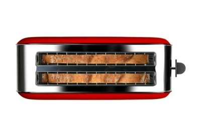 TOSTADORA TAURUS VINTAGE RED 2 REBANADAS RANURA LARGA 1400W. 960654000
