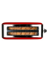 TOSTADORA TAURUS VINTAGE RED 2 REBANADAS RANURA LARGA 1400W. 960654000
