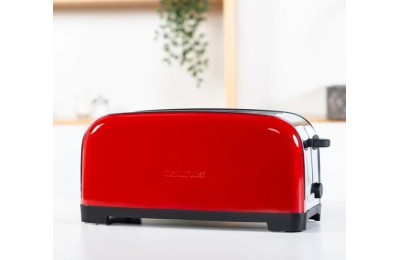 TOSTADORA TAURUS VINTAGE RED 2 REBANADAS RANURA LARGA 1400W. 960654000