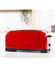 TOSTADORA TAURUS VINTAGE RED 2 REBANADAS RANURA LARGA 1400W. 960654000