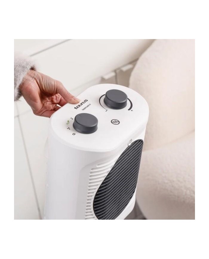 CALEFACTOR TAURUS TROPICANO BLANCO 2400W. 946879000