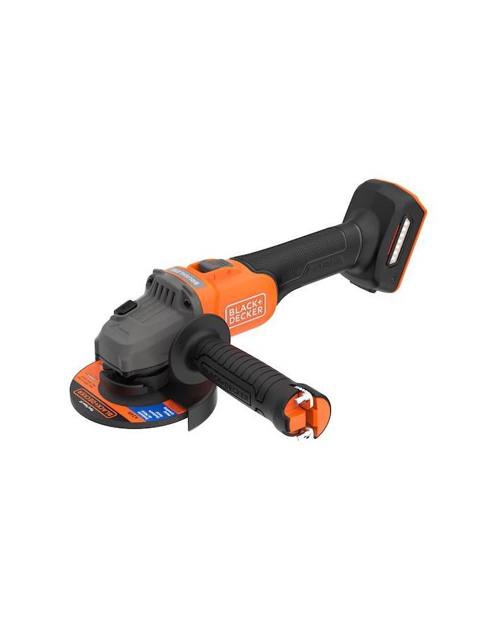 TALADRO PERCUTOR + AMOLADORA 115MM. BLACK & DECKER 18V.SIN ESCOBILLAS 2BATERIAS 2Ah Y 4Ah BOLSA BCK24D1M1SB-QW