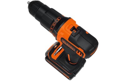 TALADRO PERCUTOR 18V BLACK & DECKER 2 BATERIAS + 100 ACCESORIOS Y MALETIN BDCHD18D2AB-QW