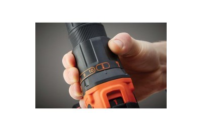 TALADRO PERCUTOR 18V BLACK & DECKER 2 BATERIAS + 100 ACCESORIOS Y MALETIN BDCHD18D2AB-QW