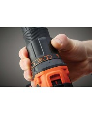 TALADRO PERCUTOR 18V BLACK & DECKER 2 BATERIAS + 100 ACCESORIOS Y MALETIN BDCHD18D2AB-QW