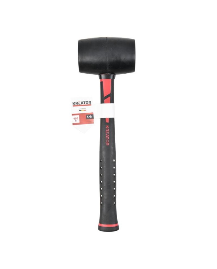 MAZA GOMA NEGRA KREATOR MANGO FIBRA 450GRS. KRTH90701