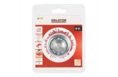 CEPILLO TAZA KREATOR NYLON 75MM. KRT150106