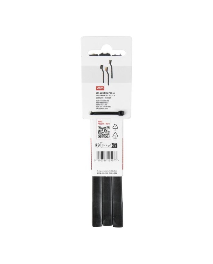 CEPILLO PUA KREATOR ACERO MINI 25MM. B/3UDS. KRTH50102