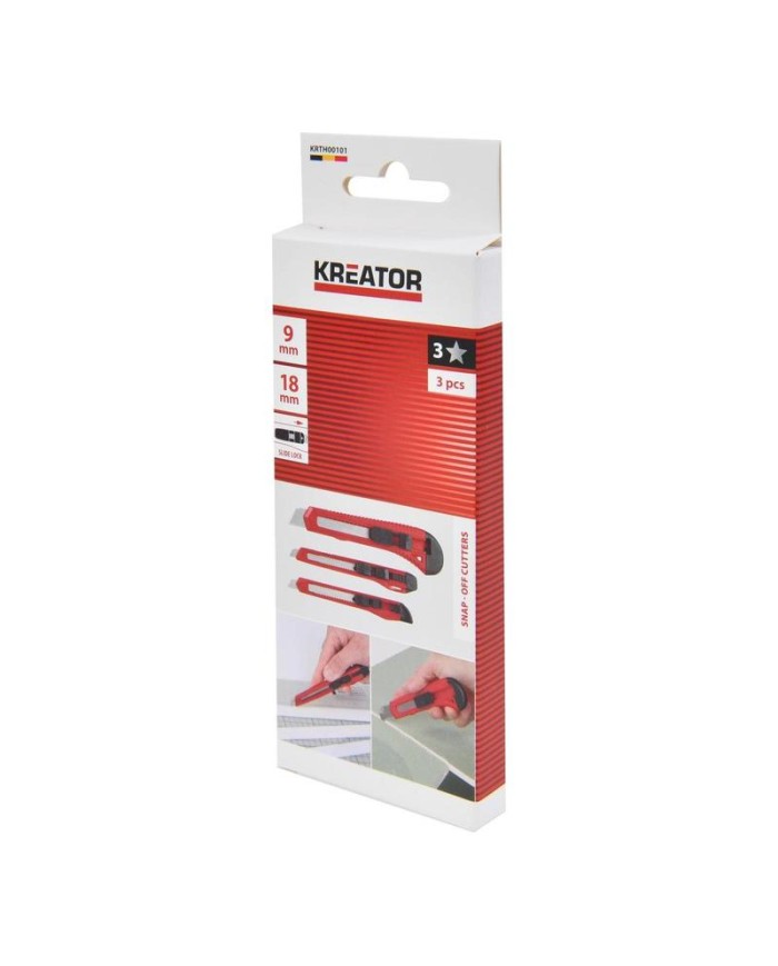 CUTTER KREATOR  9-18MM. (KIT 3 PZS.) KRTH00101