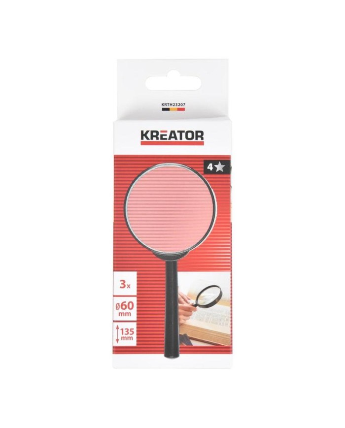 LUPA KREATOR X3 AUMENTOS 140X40MM. KRTH23207