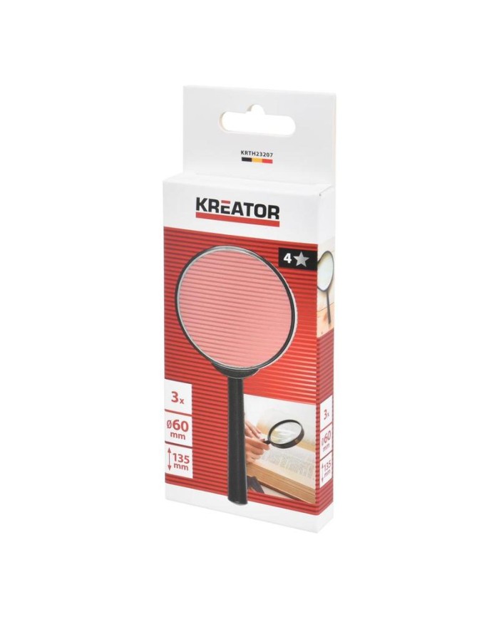 LUPA KREATOR X3 AUMENTOS 140X40MM. KRTH23207
