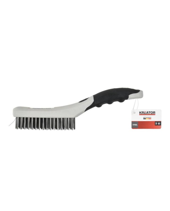 CEPILLO PUA KREATOR ACERO M/BIMATERIAL 120MM. KRTH50005