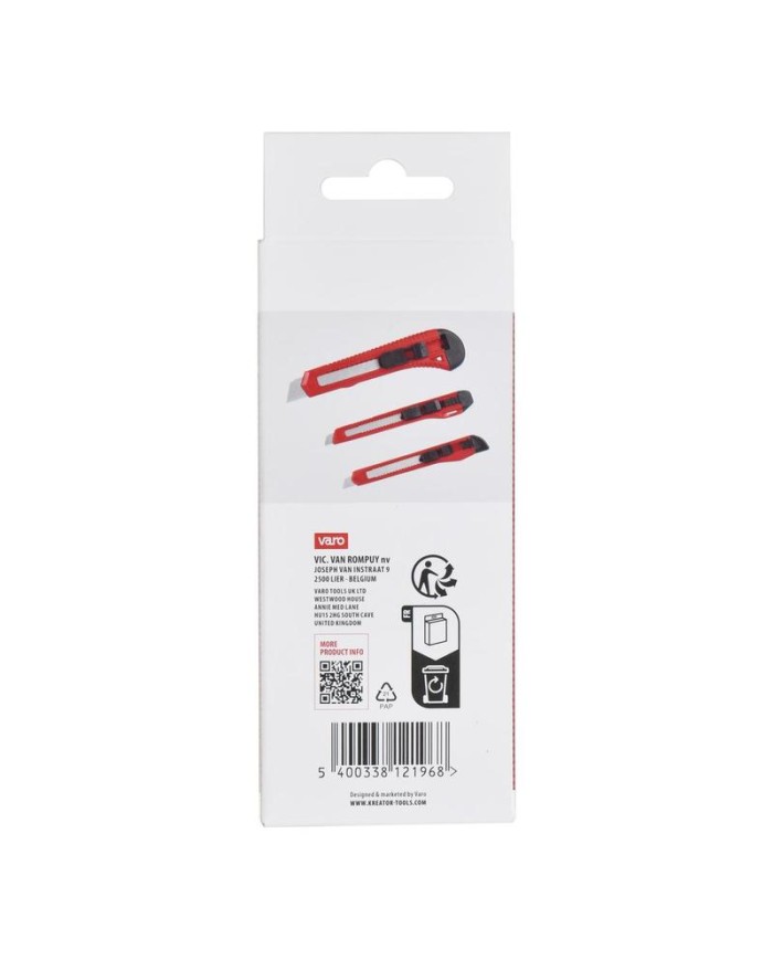 CUTTER KREATOR  9-18MM. (KIT 3 PZS.) KRTH00101