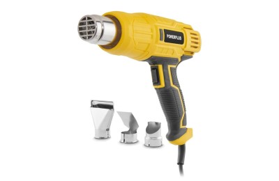 PISTOLA TERMICA POWERPLUS 2000W. CON 3 ACCESORIOS POWX1015
