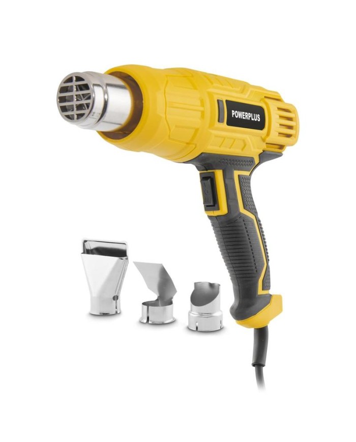 PISTOLA TERMICA POWERPLUS 2000W. CON 3 ACCESORIOS POWX1015