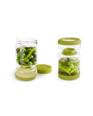 TARRO PARA ENCURTIDOS IBILI DOBLE FONDO 700ML. + 310ML. 632110