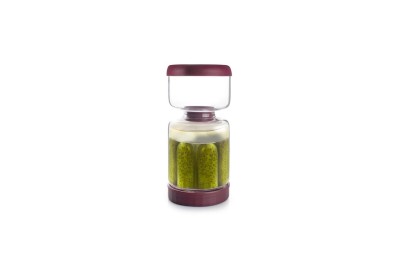 TARRO PARA ENCURTIDOS IBILI DOBLE FONDO 900ML. + 450ML. 632113