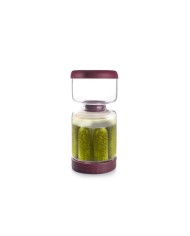 TARRO PARA ENCURTIDOS IBILI DOBLE FONDO 900ML. + 450ML. 632113