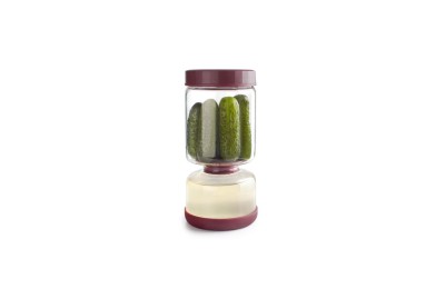 TARRO PARA ENCURTIDOS IBILI DOBLE FONDO 900ML. + 450ML. 632113
