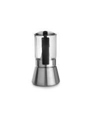 CAFETERA IBILI EXPRESS LINNEA INOX.+BOROSILICATO 6 TAZAS 690006
