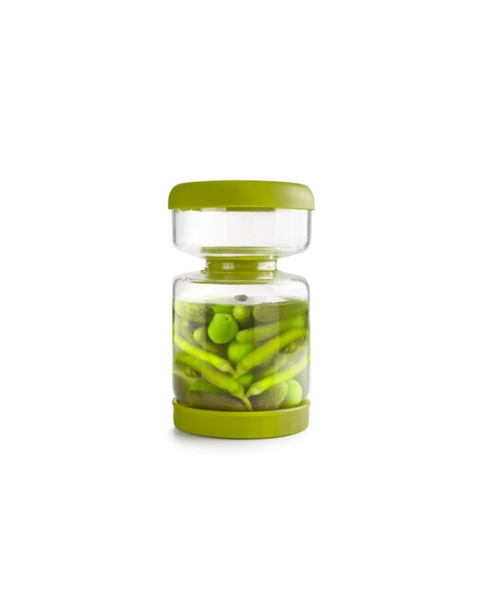 TARRO PARA ENCURTIDOS IBILI DOBLE FONDO 700ML. + 310ML. 632110