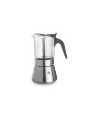 CAFETERA IBILI EXPRESS LINNEA INOX.+BOROSILICATO 6 TAZAS 690006