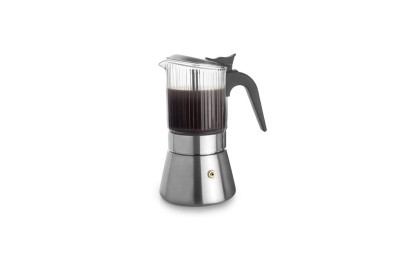 CAFETERA IBILI EXPRESS LINNEA INOX.+BOROSILICATO 6 TAZAS 690006