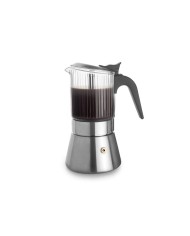 CAFETERA IBILI EXPRESS LINNEA INOX.+BOROSILICATO 9 TAZAS 690009