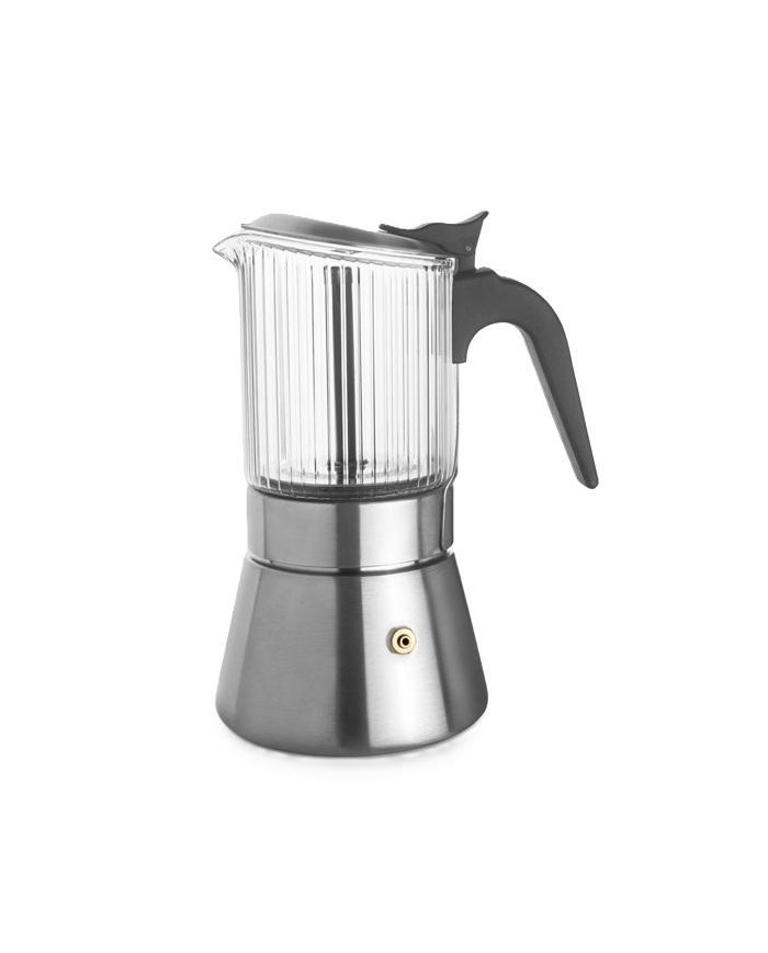 CAFETERA IBILI EXPRESS LINNEA INOX.+BOROSILICATO 6 TAZAS 690006